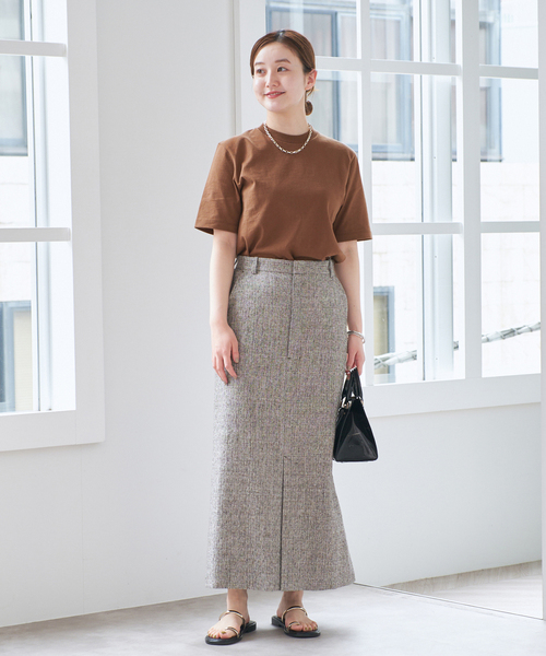 IENA ATON/別注 AIR SPINNING OVER SIZE TEE IENA｜ATON/エイトン 別注 AIR SPINNING OVER SIZE TEE Tシャツ