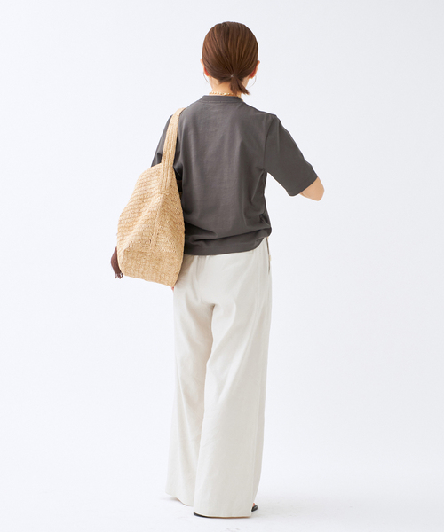 IENA tシャツ ATON/エイトン 別注 AIR SPINNING OVER SIZE TEE T