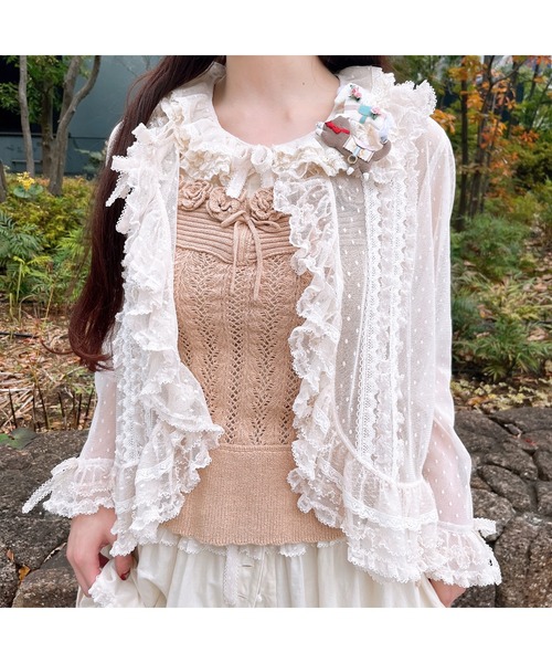 PINK HOUSE / チェックベスト  紺 S-25-01-19-008-LO-TO-AS-ZT057 セール】 スコッチテリア刺繍タータンチェックベスト （ベスト