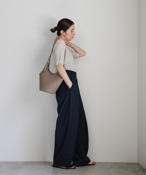 select MOCA ショルダーバッグ バッグ バックルハンドルラウンド