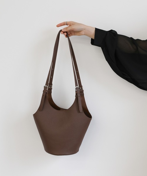 select MOCA ショルダーバッグ バッグ バックルハンドルラウンド