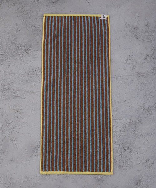 WITH OR WITHOUT タオル STRIPE FACE TOWEL/ストライプフェイス