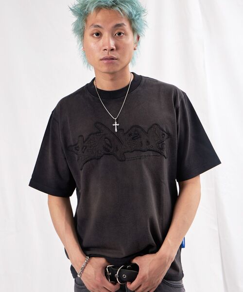 SEQUENZE tシャツ 「SEQUENZ（シークエンズ）」FADE APPLIQUE