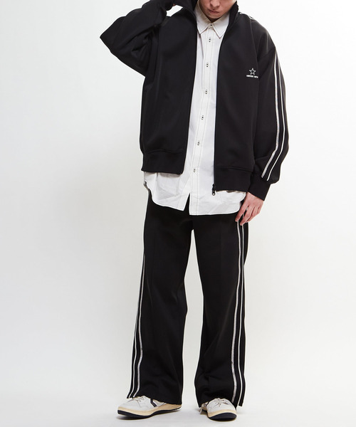 コンバーストウキョウ　トラックジャケット CONVERSE TOKYO ジャージ SIDE LINE SHORT TRACK JACKET(WOMEN'S