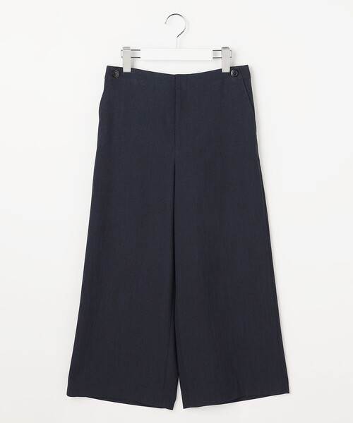【新品】J.PRESS ジェイプレス レディース クロップドパンツ J.PRESS パンツ 「洗える」Shineシャンブレーツイル クロップド