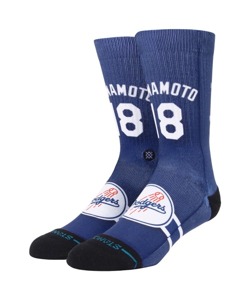 山本由伸、大谷ロサンゼルス・ドジャース スポーツソックス 3足セット STANCE（スタンス） 靴下 MLBドジャース 山本由伸コラボモデル