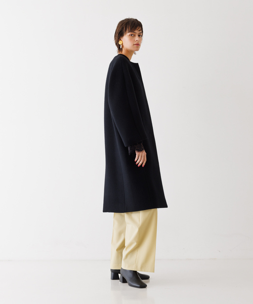 DESIGNWORKS ステンカラーコート コート ダブルビーバーコート