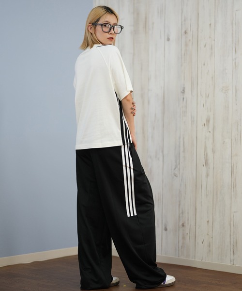 新品 adidas アディダス　タオル地　スリーライン　Tシャツ　サイズS adidas originals アディダスオリジナルス スリーストライプス