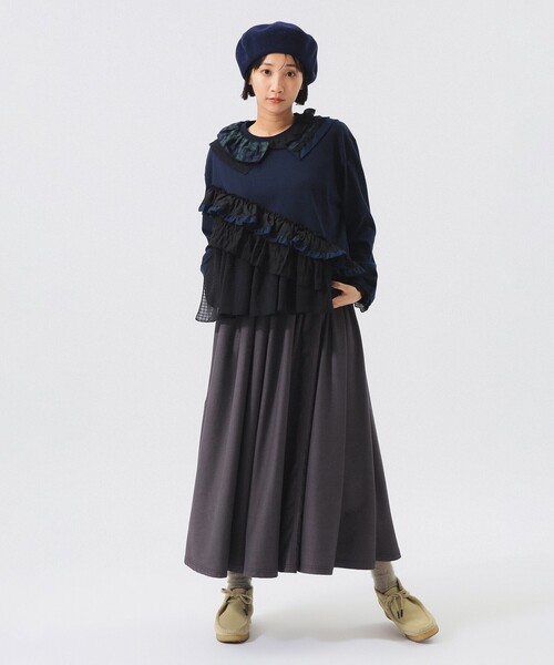 TORI-TO（トリト） tシャツ 「別注」TORI-TO / フリルカラー Tシャツ