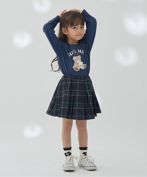 スカート アソートチェック・ランダムプリーツスカート(インパン付き