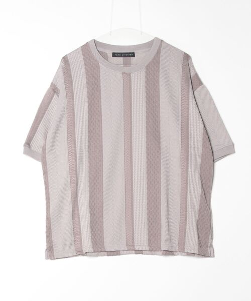 「NANO universe」 半袖Tシャツ M グレー系その他4 メンズ