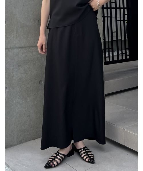 「Re:EDIT」 ロングスカート LARGE ベージュ レディース_画像4
