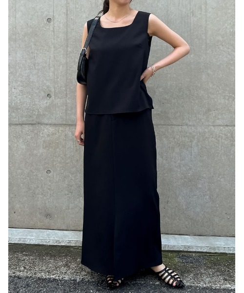 「Re:EDIT」 ロングスカート LARGE ベージュ レディース_画像5