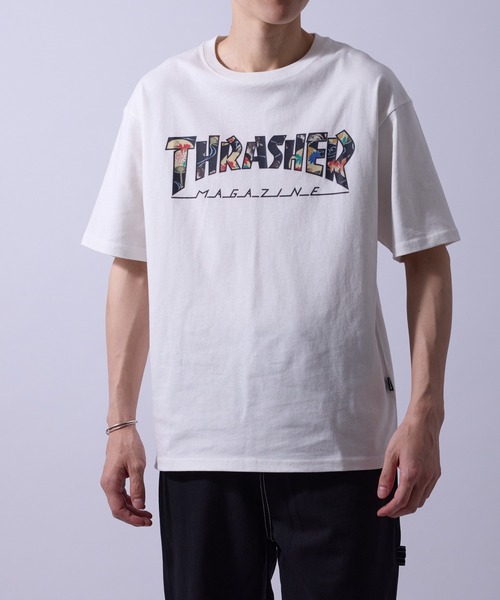 スラッシャーマガジン　ティーシャツ 楽天市場】THRASHER スラッシャー マグロゴプリント 7分袖 T