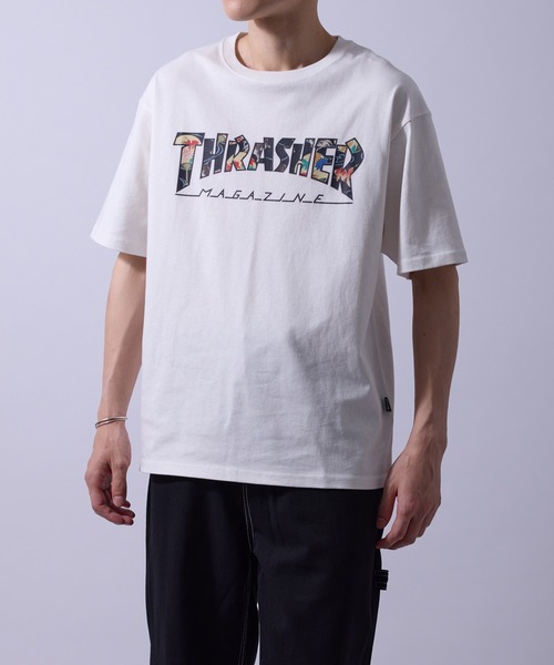 スラッシャーマガジン　ティーシャツ THRASHER（スラッシャー） tシャツ 「THRATHER /スラッシャー」別注