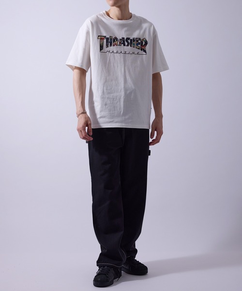 スラッシャーマガジン　ティーシャツ THRASHER（スラッシャー） tシャツ 「THRATHER /スラッシャー」別注