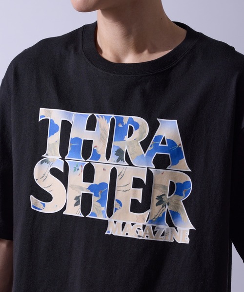スラッシャーマガジン　ティーシャツ 楽天市場】THRASHER スラッシャー マグロゴプリント 7分袖 T