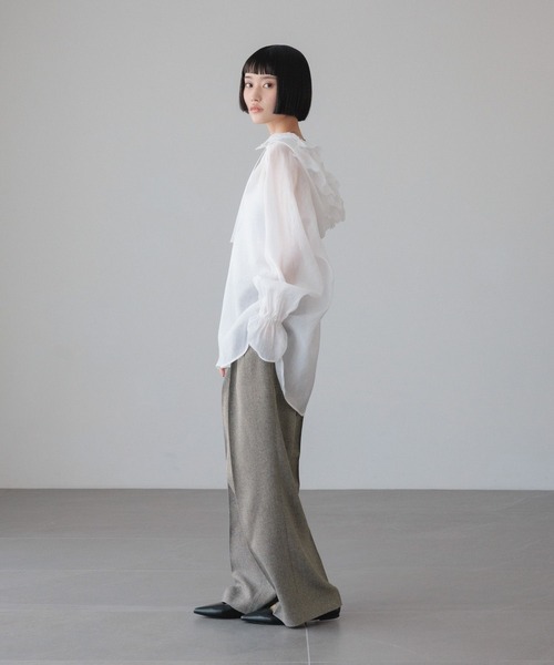 LOWRYS FARM（ローリーズファーム） ブラウス シャツ フリルフード