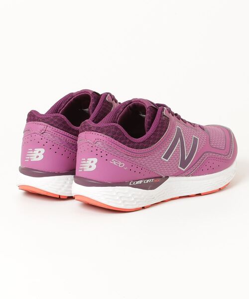 「New Balance」 ローカットスニーカー 22.5cm パープル レディース_画像2