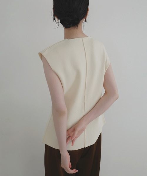 TAN 2019ss ニットベスト TAN（タン）の「【TAN(タン)】レーシーベスト 19SS-10-A（ベスト