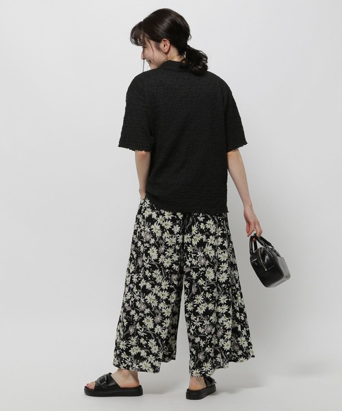 「niko and...」 半袖ブラウス MEDIUM イエロー レディース
