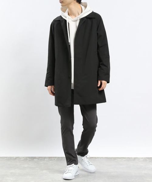 「GLOBAL WORK Smile Seed Store」 ステンカラーコート LARGE ベージュ メンズ_画像2