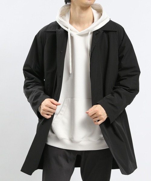 「GLOBAL WORK Smile Seed Store」 ステンカラーコート LARGE ベージュ メンズ_画像6