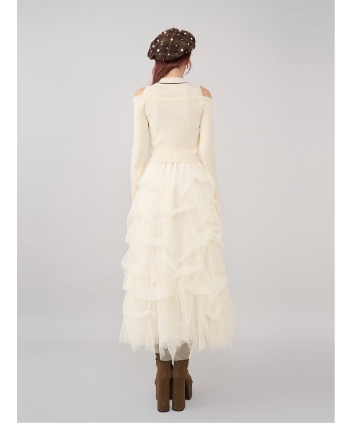 Darich（ダーリッチ） ニット セーター レイヤードライクロゴニット