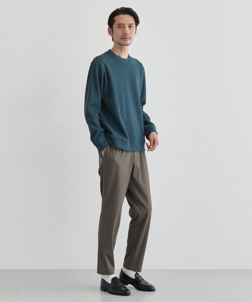 TAKEO KIKUCHI（タケオキクチ） tシャツ 「尾州織」クルーネック 