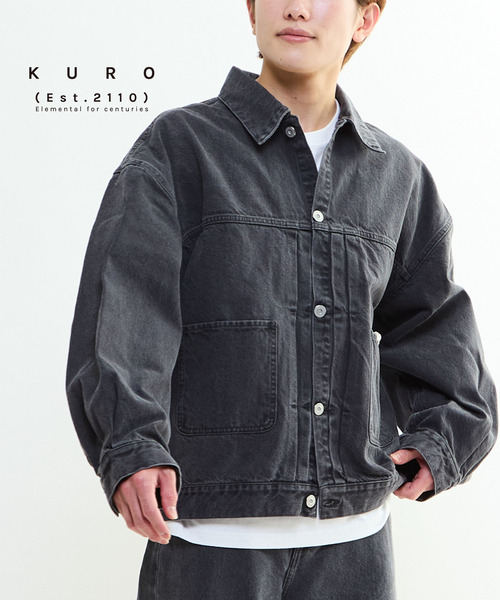 CONVERSE TOKYO デニムジャケット gジャン 「KURO」DENIM JACKET/ GREY