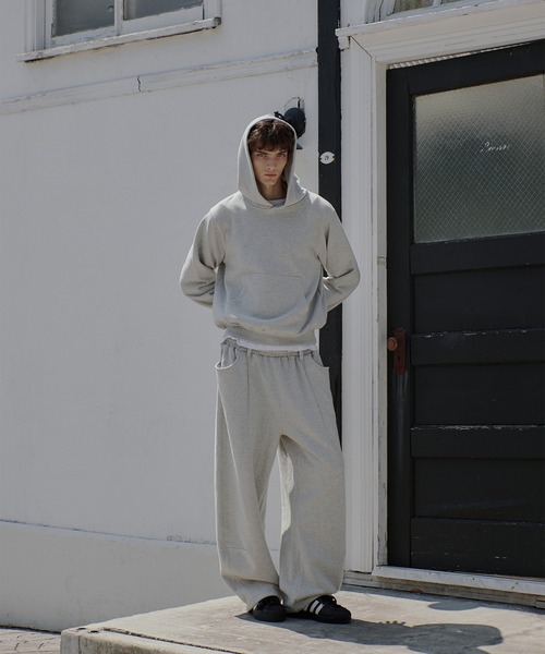 Regen Glanz パーカー heavyweight cropped pull hoodie 