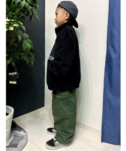 パンツ M 3サイズ展開XS-M】ワイドストレートカラーパンツ【低身長サイズ有