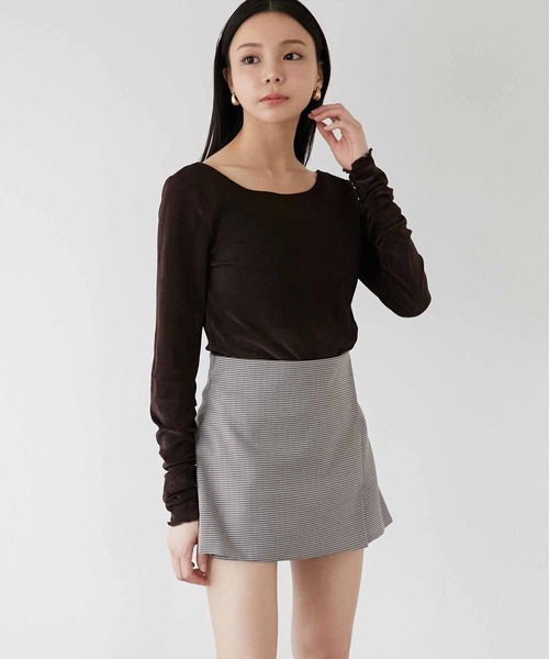 Luan（ルアン） スカート 「Luan」CHECK MINI SKORT/チェックミニ