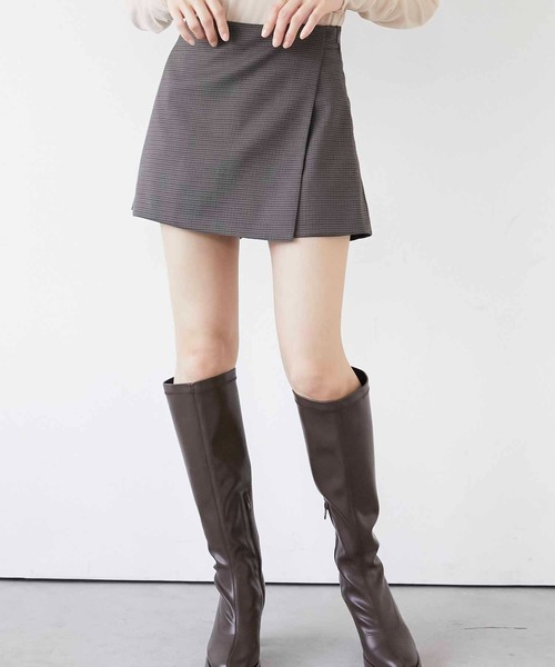 Luan CHECK MINI SKORT チェックミニスコート セール】【Luan】CHECK MINI SKORT/チェックミニスコート（スカート