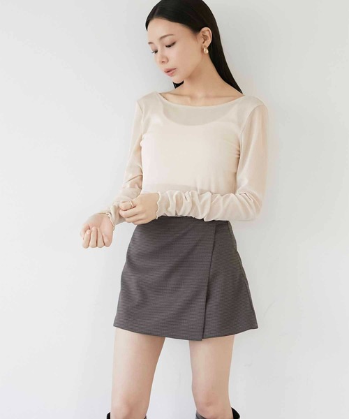 Luan CHECK MINI SKORT チェックミニスコート check mini skort