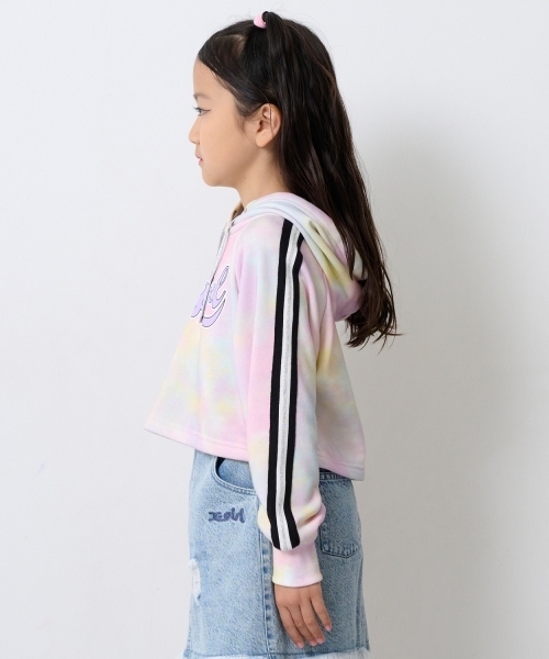 X-girl Stages（エックスガールステージス） パーカー 肩ラインロゴ