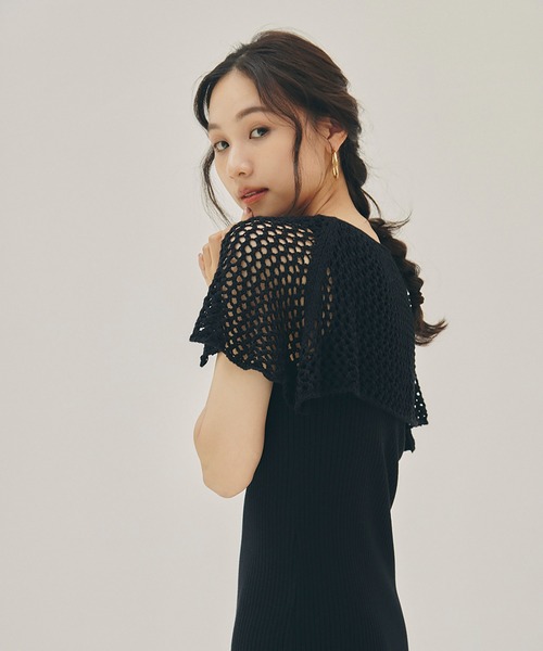 「RANDEBOO」 ノースリーブワンピース FREE ブルー レディース_画像4