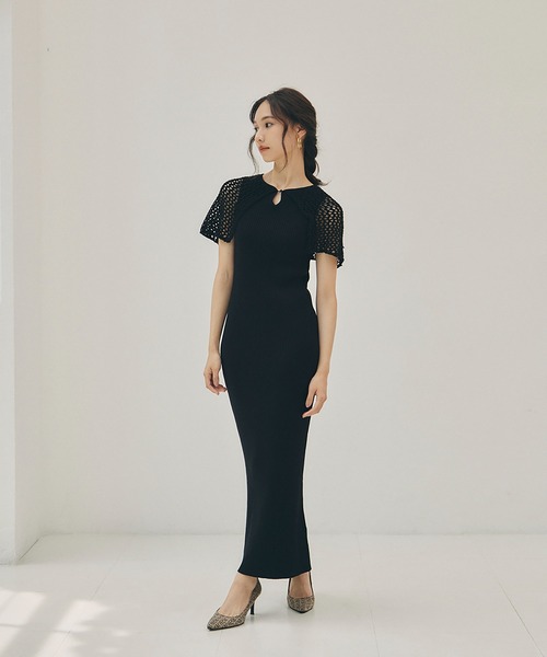 「RANDEBOO」 ノースリーブワンピース FREE ブルー レディース_画像7