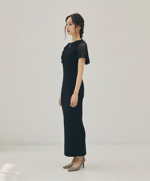 「RANDEBOO」 ノースリーブワンピース FREE ブルー レディース_画像9