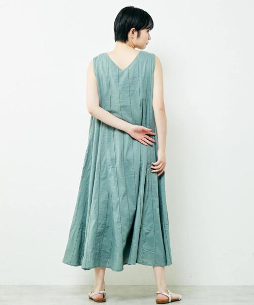 「MELROSE claire」 ノースリーブワンピース FREE ブラック レディース_画像8