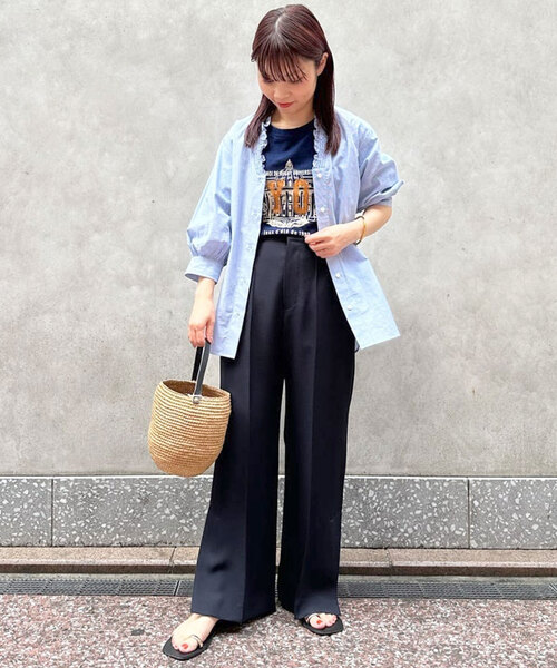 SLOBE IENA（スローブイエナ） パンツ 36 ネイビー レディース