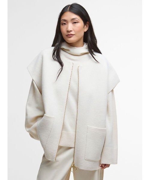 Barbour（バブアー） ニット セーター Marthaジップアップ ニット