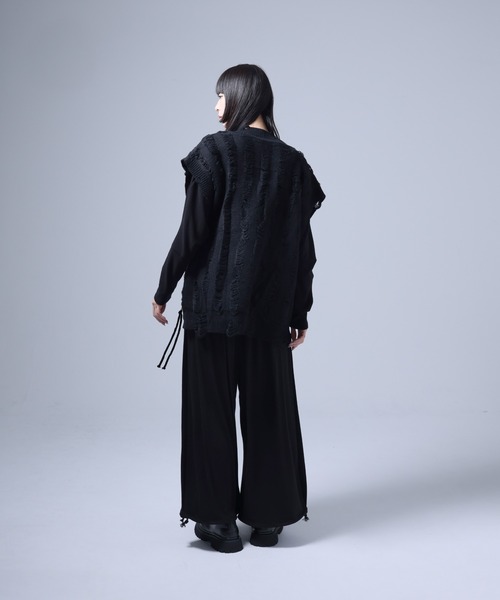 Ruze パンツ 12 tuck easy wide pants / 12タック イージー ワイド