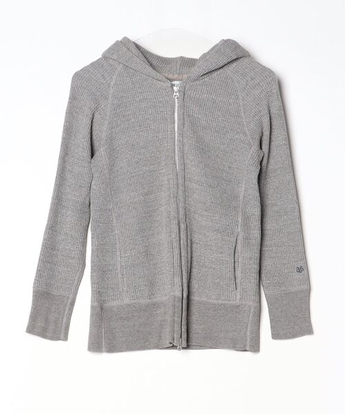 美品　Americana グレー ジップアップジャケット AMERICANA 「AMERICANA」 ジップアップパーカー S グレー レディース