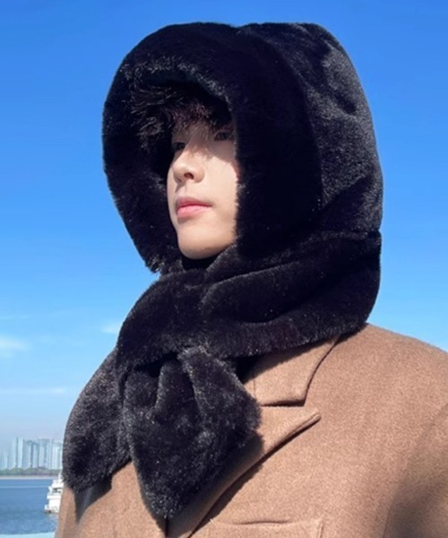 NOWLE（ノウル） マフラー 「NOWLE」2WAY もこもこ フェイクファー