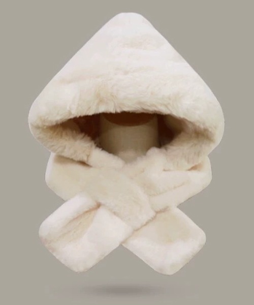 NOWLE（ノウル） マフラー 「NOWLE」2WAY もこもこ フェイクファー