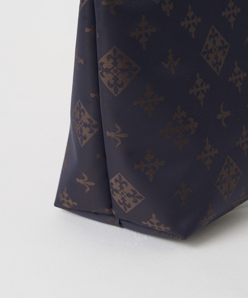 russet（ラシット） ポーチ ラインプリントポーチ M レディース