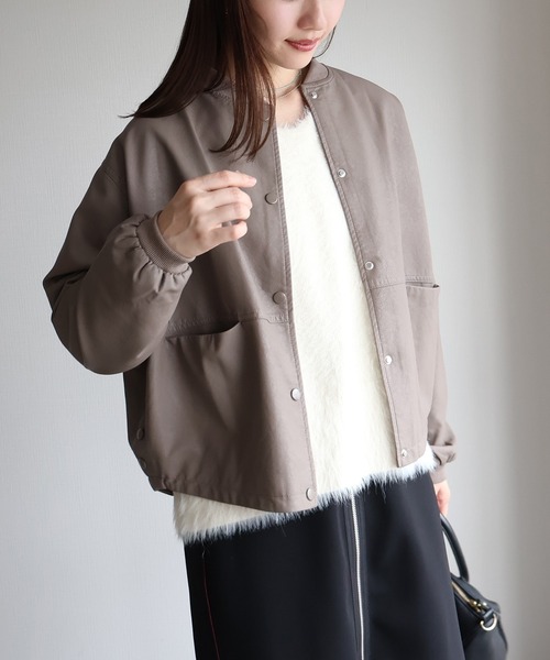 sin.ca ブルゾン アウター レザージャケット レディース : ZOZOTOWN