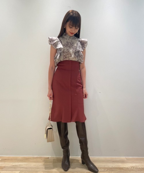 SNIDEL（スナイデル） フレアスカート 0 ホワイト レディース