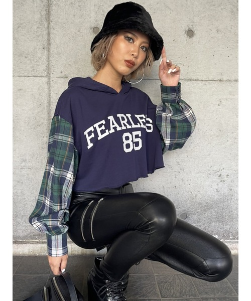 「EGOIST」 スウェットカットソー FREE ネイビー レディース_画像2